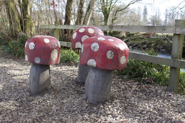 Uncle Henry's Farm Fairy Trail Painted Mushrooms
