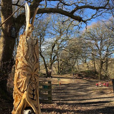 Loch Lomond Faerie Trail, Totem Carving