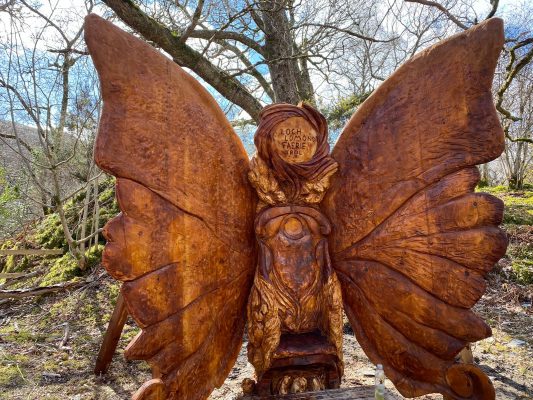 Loch Lomond butterfly wing throne 