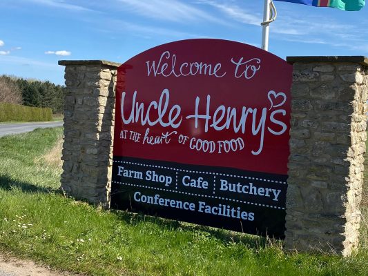 Uncle Henry's Farm Fairy Trail Welcome Signage