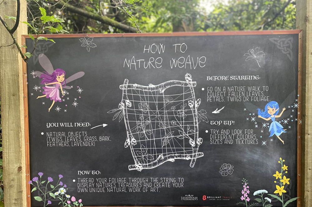 Nature Weave chalk board