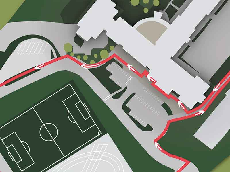 St-Patricks-College-Dungannon-Schools-Trail-2d-Illustrated-Map