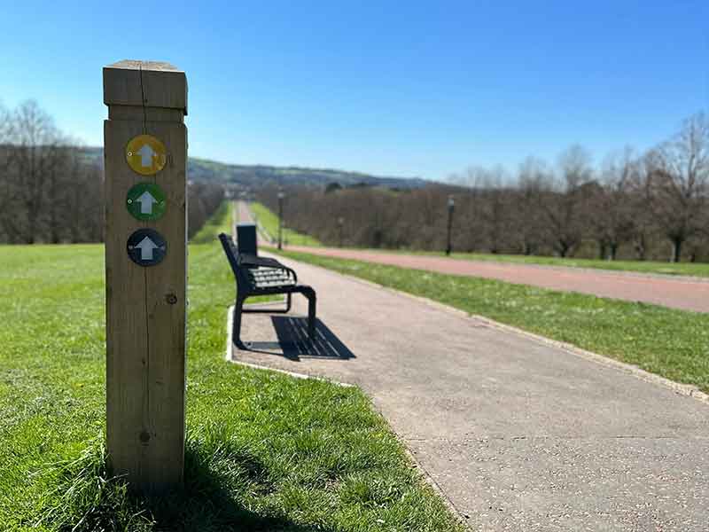 Stormont Estate Wooden Waymarker