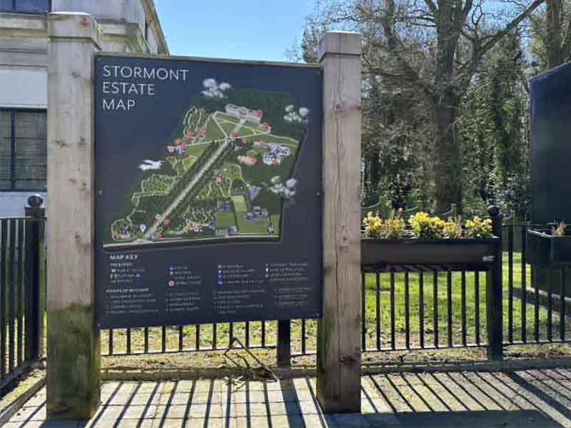 3d map signage of Stormont estate