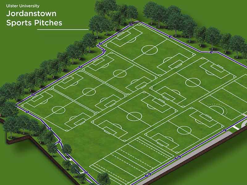 Ulster-University-Jordanstown-Sports-Pitches-3D-Simple-Map